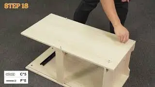 Ripple Pattern Dressing Table
