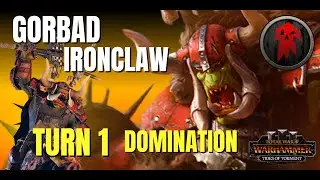 How to Dominate Turn 1 as Gorbad Ironclaw | Greenskins Beginner Guide - Warhammer 3 Tides of Torment