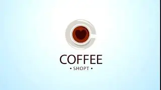 #66 ☕ Coffee shop logo design and animation Intro | REVEAL INTRO 2021