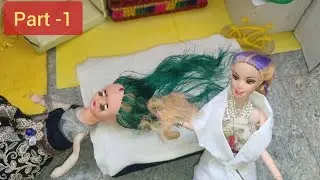 Barbie Every Day Routine/Gippy Ke Baal/ Doll Haircut/DOLLFUN94||