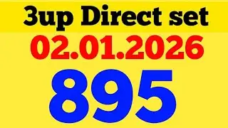 Thai Lottery 3up Direct Set Pass Formula 02.01.2026 | Thailand Lottery Result Today 02.01.2026