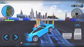US POLICE MULTI LEVEL CAR TRANSPORT TRUCK 2021GAMEPLAY