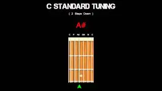 Guitar Tuning - C Standard ( 2 Steps Down )