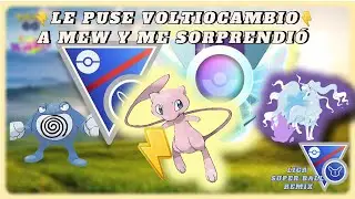 &iexcl;Mew con Voltiocambio amenaza en Super Remix!