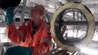 Installation GRE flush line (sea water system) Helwin Beta