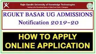 iiit basara admissions 2019 | iiit basara online application 2019