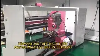 High Speed Log Rolls Slitting Machine, Adhesive Tape Cutting Machine Set.