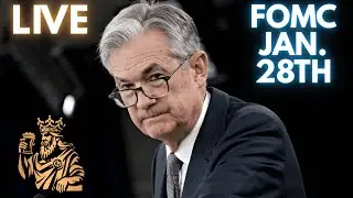 🔴FOMC Live: Order Flow: Futures & Volume Profile | January 28th.