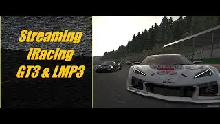 iRacing - Corvette GT3, Porsche GT3, BMW GT3 and LMP3 on Long Beach & Oulton Park