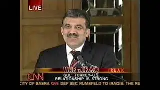 2003: Colin Powell & Turkish Foreign Minister on Iraq War Cooperation 📼📰