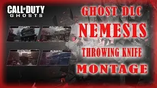 COD Ghosts DLC Nemesis Throwing Knife Montage | iNK RifleKnights
