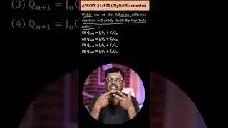 APECET - 24 Exam ECE Paper Solution (Digital Electronics) #apecet #cop #tsecet