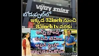 Vijay sales  boduppal Special discount best offer all types of television with all brands collection