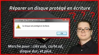 Faire sauter la protection d'un disque protégé en écriture (carte micro sd, clé usb, disque dur)