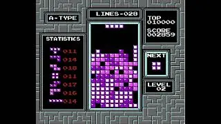 Tetris NES Gameplay
