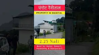 2.25 Nali Land for Sale in Pangot (Property in Nainital)-Best for Hotel Homestay Resort & Restaurant