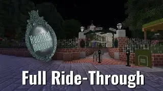 Disneyland’s Haunted Mansion in MINECRAFT Full HD Ride-Through