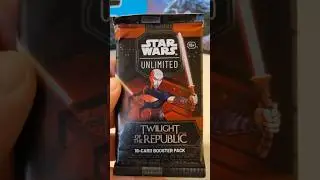 Not a bad pack of Star Wars Unlimited Twilight of the Republic! #starwars #starwarsunlimited #tcg