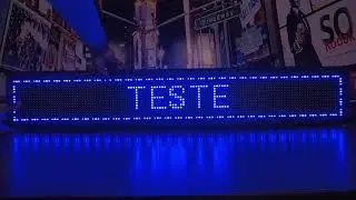 Painel De Led Letreiro Luminoso 135 X 23cm Outdoor Wifi - MUNDO DE LED