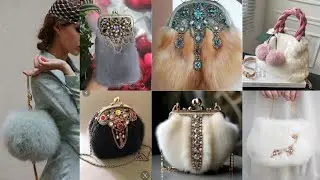 Стильная и самая популярная коллекция идей дизайна меховых сумок и клатчей для девушек и женщин #...
