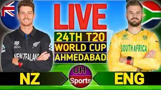 🔴 Live: NZ vs SA Cricket Live Match Today, World Cup Score Commentary New Zealand v South Africa, SA