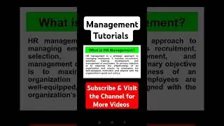 What is Human Resource Management (HRM)? 