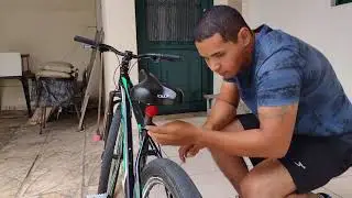 INSTALAÇÃO DE OLHO DE GATO SEGURANÇA PARA PEDALAR A NOITE