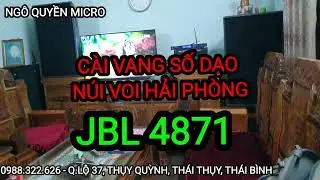 C&agrave;i vang số x5 bản thường loa JBL 4871 vip m&iacute;c baier n&uacute;i voi Hải Ph&ograve;ng