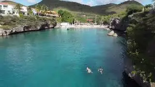 Curacao Playa Lagun Drone Flight www.scubadiver.website