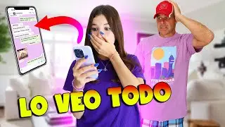 ESPÍO y REVISO EL MÓVIL DE MI PADRE 💥 Descubro un Secreto!  | Daniela Golubeva