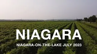Niagara | Niagara-on-the-lake Bike Wineries | Niagara River | 4K |  July 2023
