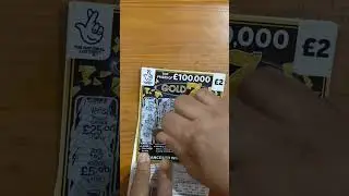 I bought 5 Gold 7s scratch cards 🙂 #gold7s #scratchcard #thenationallottery #win #lottery #pounds