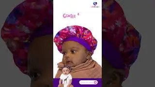 Kraddle Kare Satin Bonnet for Your Baby's Royal Locks! 👶✨