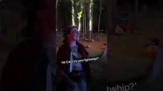 Lightwhip at a Rave ✨ #rave #flowartist #lightshow #fiberflies #flowtoys #ledlights #lightwhip #edm