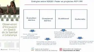 Fons Europeus de Desenvolupament Regional (FEDER) i compra p&uacute;blica innovadora