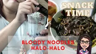 BICOL PANSIT DINUGUAN & HALO-HALO MUKBANG | NON-COPYRIGHT MUSIC | AR Legaspi