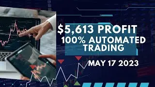 $5,613 Profit 5/17/23 - 100% Automated Trading Algo for NinjaTrader 8 - Trading Futures Now Algo