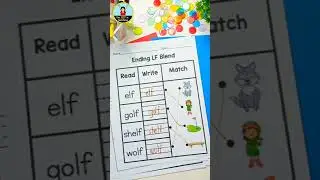 Ending LF Blend Worksheet  L Blend Passages & Ending Blends Activities for Kindergarten & 1st&ndash;2nd Gr