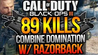 BLACK OPS 3 - 89 KILLS w/ RAZORBACK ON 