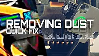 Fanatec CSL Elite Pedal Fix | Potentiometer Problem | Dust removing from the CSL Elite Pedal | #f1