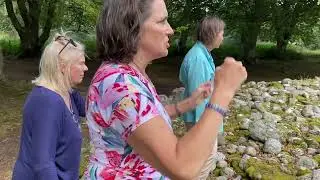 Explore Clava Cairns with Outlander Shift Doctors Tracy Latz and Marion Ross
