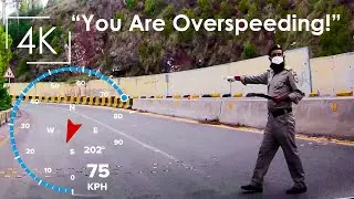 Caught in a Speed Trap on Murree Expressway by Motorway Police | Virtual Speedometer | 4K | PoV Tube