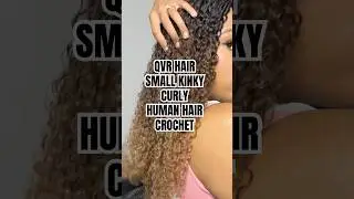QVR HAIR- Small Kinky Curly Crochet (T1B/30/27) #qvrhair #hairtutorial #crochethairstyles