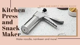 🔥 Namkeen Maker | How to made snacks at home with Multi Snacks Maker | Snack and Namkeen Press Maker