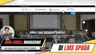 Cara enroll Mahasiswa di LMS SPADA