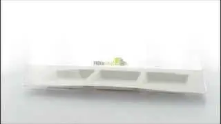 PacknWood - 3 Compartment Sugarcane Plate - (SKU: 210APU3TAPA)
