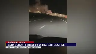 Fire breaks out at Burke County Sheriff's Office record storage location