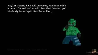 Waylon Jones/Killer Croc