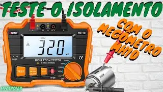Megômetro MH10! O que é e como usar? Teste isolamento em transformadores, motores, geradores, etc!