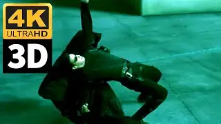 The Matrix 3D - Bullet Time - (4K 60Fps SBS 3D)